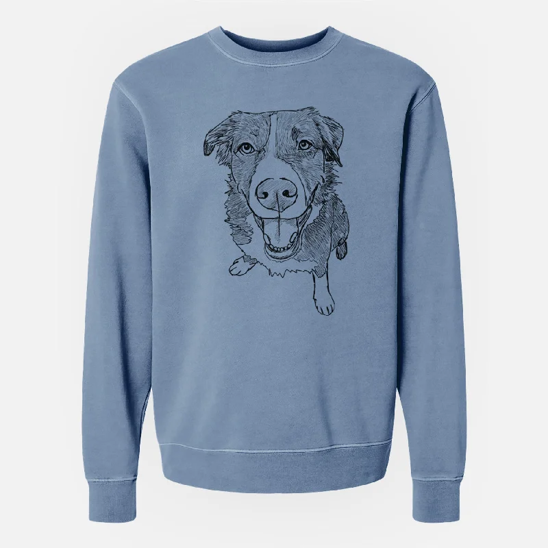 Doodled Bernie the Mixed Breed - Unisex Pigment Dyed Crew Sweatshirt Hoodie Sweatshirt Pullover Hoodie Sweatshirt Pullover Doodled Bernie the Mixed Breed - Unisex Pigment Dyed Crew Sweatshirt Hoodie Sweatshirt Pullover Hoodie Sweatshirt Pullover