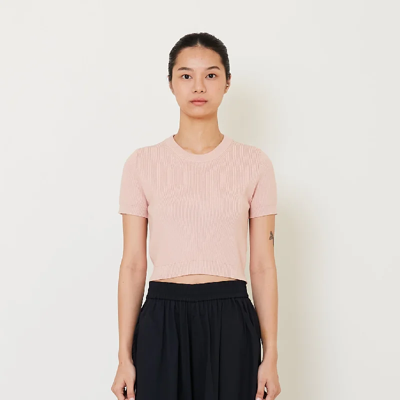 Women Knit Top - Blush - SW2412225C Women's Knit Top