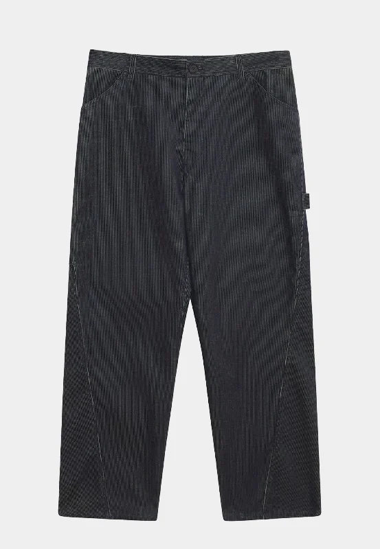 Wood Wood Wilson Twisted Seam Trousers - Envy green Trousers chic elegant Trousers chic elegant
