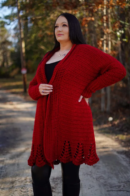 Crochet Kit - The Elena Cardigan Oversized Loose Flowy Oversized Loose Flowy