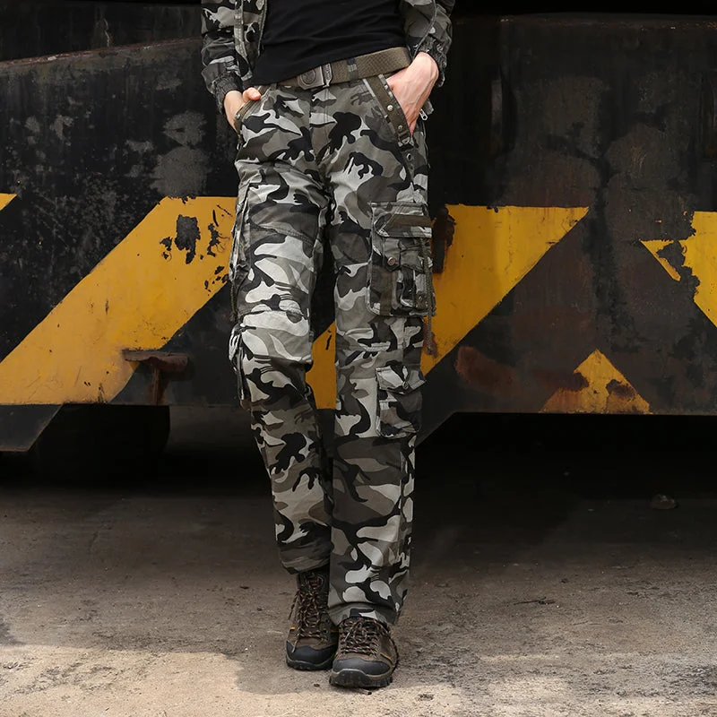 Free Army Brand Cotton Military Casual Womens Pants Winter Fashion Overalls Camouflage Ladies Loose Mid Waist Trousers GK-929B Trousers Travel Practical Trousers Travel Practical