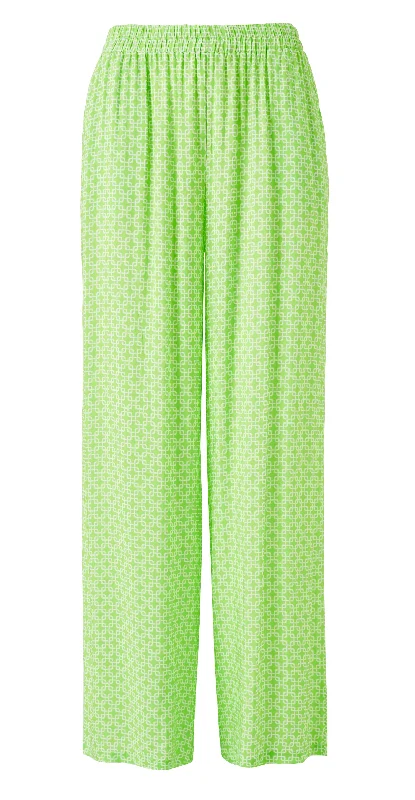 Womens Straight Leg Trousers in Lime - Olivia Trousers Custom Made Trousers Custom Made