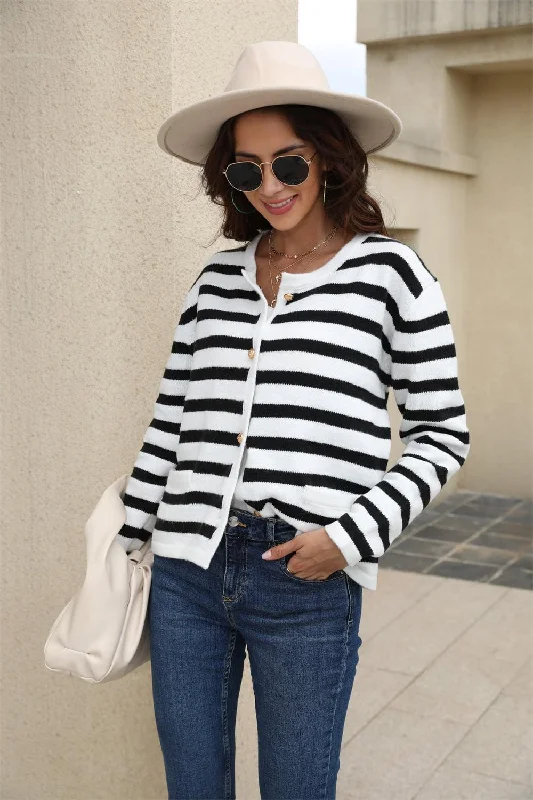 Angel Wings Striped Round Neck Button-Down Dropped Shoulder Cardigan Mesh Cardigan Canvas Denim Mesh Cardigan Canvas Denim Angel Wings Striped Round Neck Button-Down Dropped Shoulder Cardigan Mesh Cardigan Canvas Denim Mesh Cardigan Canvas Denim