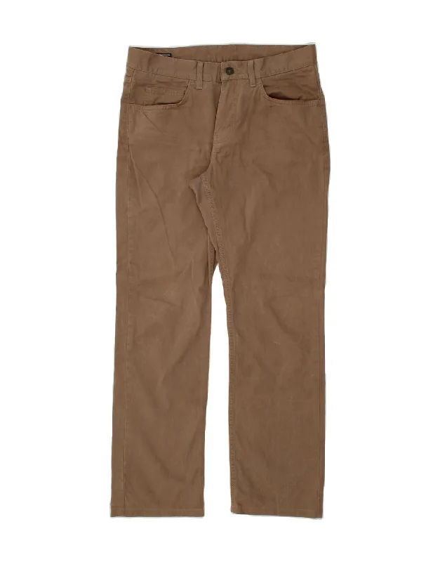 TOMMY HILFIGER Mens Straight Casual Trousers W32 L29 Beige Cotton Trousers Business Professional Trousers Business Professional