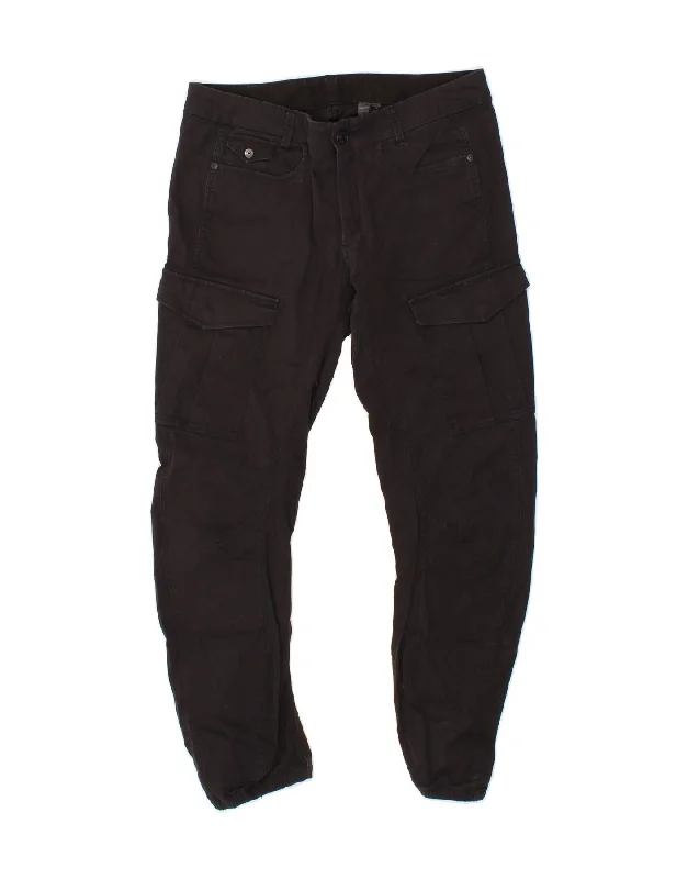 G-STAR Mens Banana Cargo Trousers W26 L28 Black Trousers cozy comfortable Trousers cozy comfortable