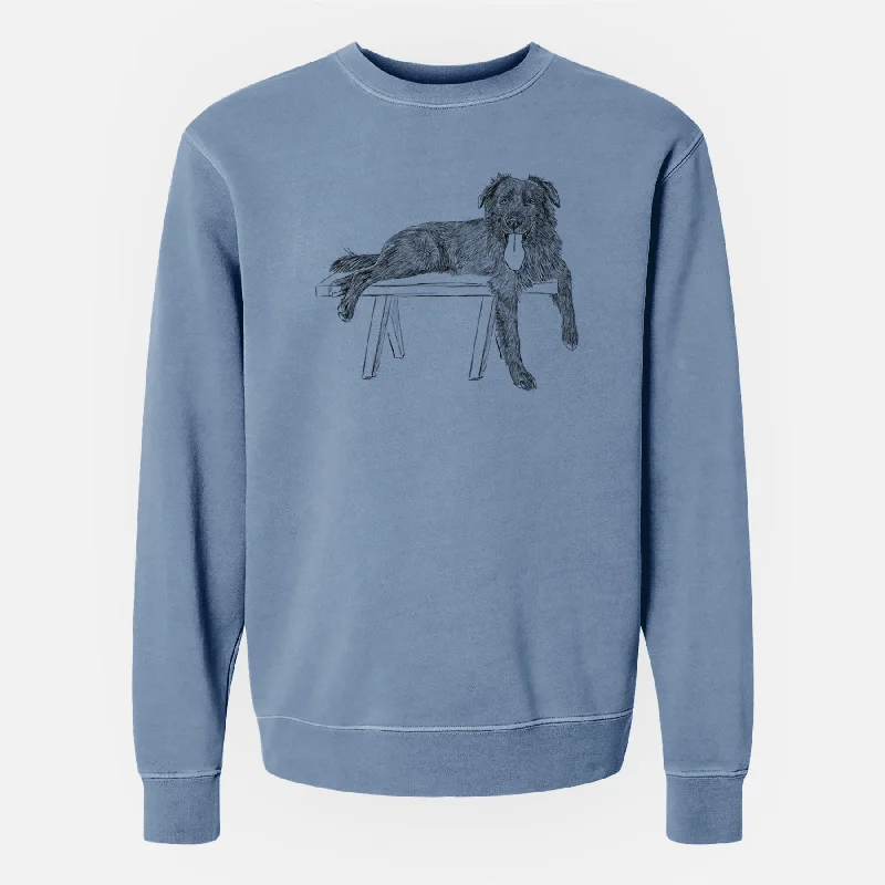 Doodled Millie the Husky Golden Retriever Mix - Unisex Pigment Dyed Crew Sweatshirt Hoodie Dress Longline Feminine Hoodie Dress Longline Feminine Doodled Millie the Husky Golden Retriever Mix - Unisex Pigment Dyed Crew Sweatshirt Hoodie Dress Longline Feminine Hoodie Dress Longline Feminine