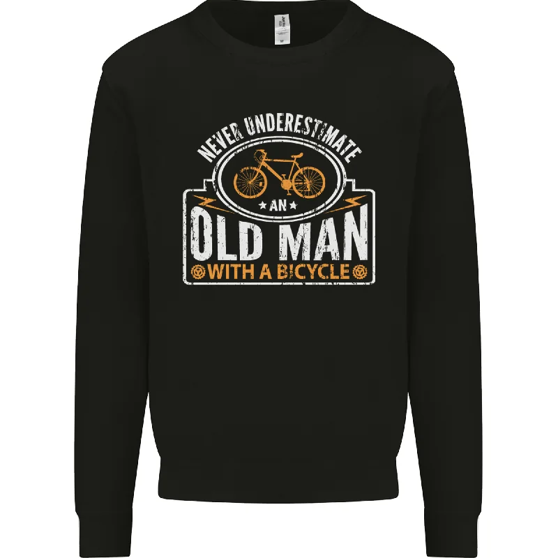 Cycling Old Man Cyclist Funny Bicycle Mens Sweatshirt Jumper Hoodie with Distressed Vintage Worn Hoodie with Distressed Vintage Worn Cycling Old Man Cyclist Funny Bicycle Mens Sweatshirt Jumper Hoodie with Distressed Vintage Worn Hoodie with Distressed Vintage Worn