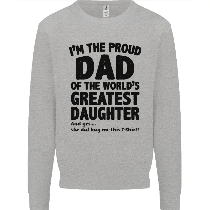 Dad of the Greatest Daughter Fathers Day Mens Sweatshirt Jumper Hoodie with Pocket Utility Practical Hoodie with Pocket Utility Practical Dad of the Greatest Daughter Fathers Day Mens Sweatshirt Jumper Hoodie with Pocket Utility Practical Hoodie with Pocket Utility Practical