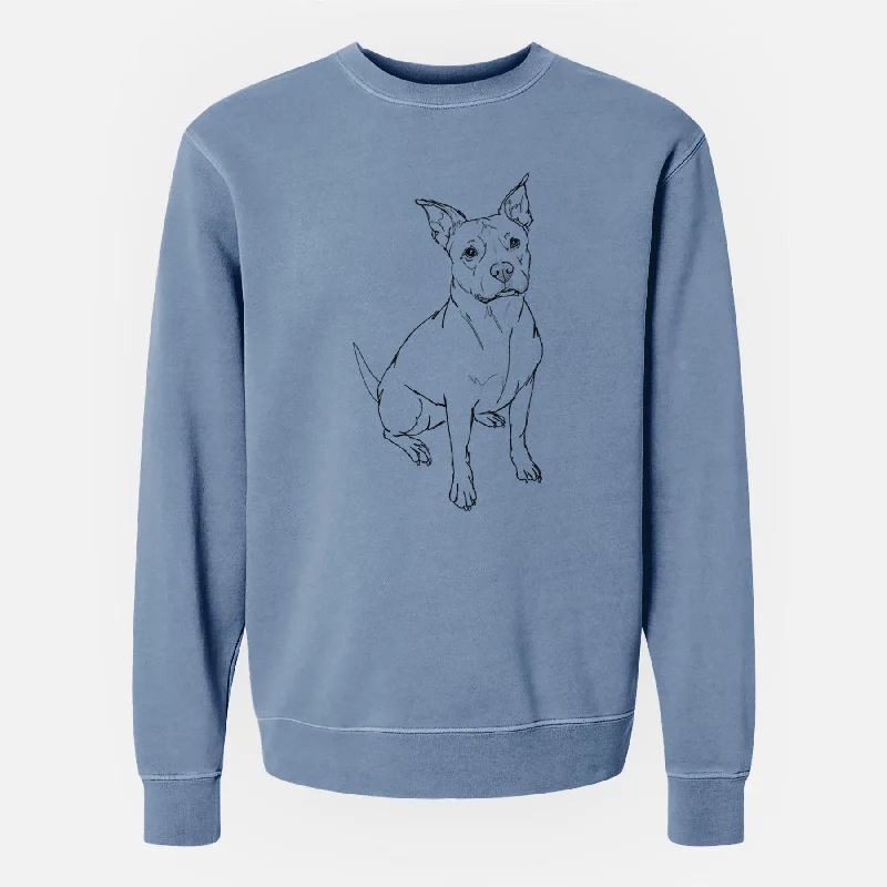 Doodled Tater Tot the American Staffordshire Terrier - Unisex Pigment Dyed Crew Sweatshirt Hoodie Crop Top Short Trendy Hoodie Crop Top Short Trendy Doodled Tater Tot the American Staffordshire Terrier - Unisex Pigment Dyed Crew Sweatshirt Hoodie Crop Top Short Trendy Hoodie Crop Top Short Trendy