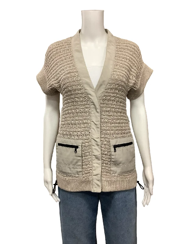 St. John Cardigan Knitted Neutral Cardigan Knitwear Sweater Cardigan Knitwear Sweater