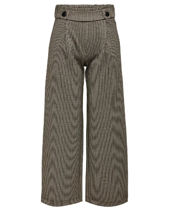 Checked Button Trousers Trousers Pleated Formal Trousers Pleated Formal