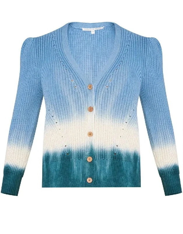 Parula Tie-Dye Cardigan Anti-Pilling Anti-Shrink Durable Anti-Pilling Anti-Shrink Durable