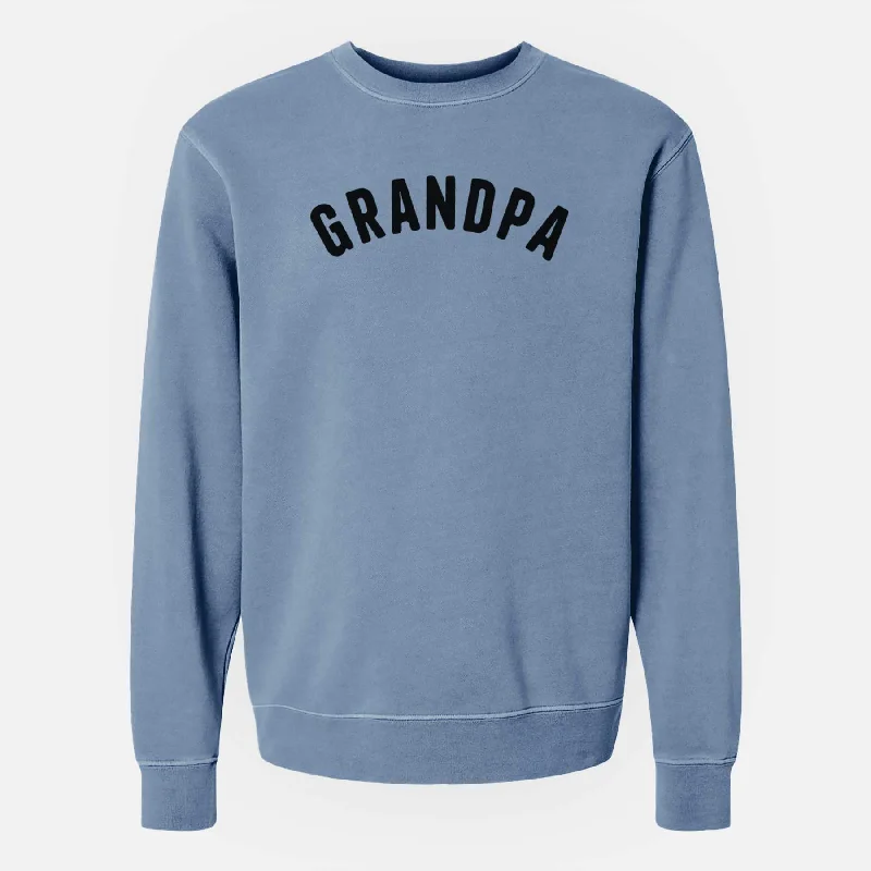 Grandpa - Articulate Collection - Unisex Pigment Dyed Crew Sweatshirt Graphic Hoodie Design Print Graphic Hoodie Design Print