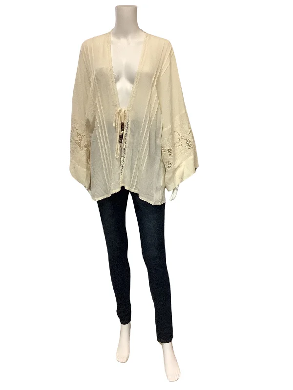 Miss Me Women's Cardigan Ivory W/Tags Size: XS Layered Multi-layer Single Layer Layered Multi-layer Single Layer