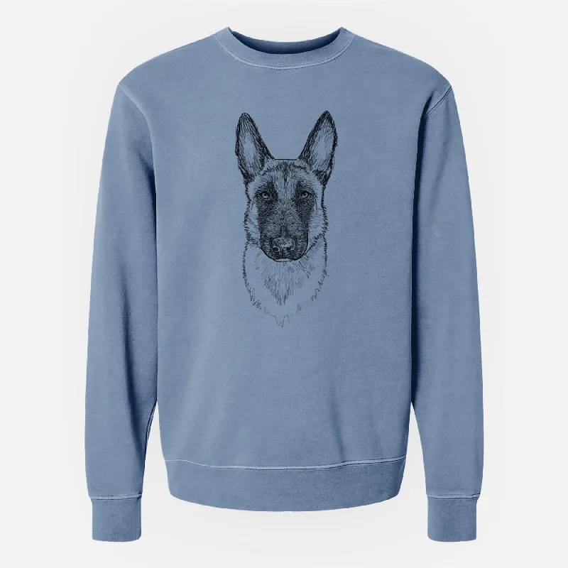 Doodled Jax the Belgian Malinois - Unisex Pigment Dyed Crew Sweatshirt Hooded Sweatshirt Casual Wear Street Style Hooded Sweatshirt Casual Wear Street Style Doodled Jax the Belgian Malinois - Unisex Pigment Dyed Crew Sweatshirt Hooded Sweatshirt Casual Wear Street Style Hooded Sweatshirt Casual Wear Street Style