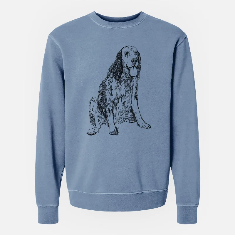 Doodled Otis the English Setter - Unisex Pigment Dyed Crew Sweatshirt Zip Hoodie Drawstring Kangaroo Pocket Zip Hoodie Drawstring Kangaroo Pocket Doodled Otis the English Setter - Unisex Pigment Dyed Crew Sweatshirt Zip Hoodie Drawstring Kangaroo Pocket Zip Hoodie Drawstring Kangaroo Pocket