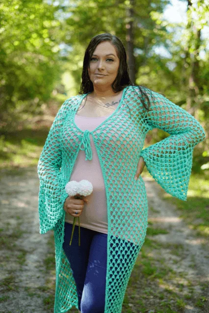 Crochet Kit - Diamond's In The Sky Cardigan - Adult Lace Blend Ribbed Blend Corduroy Blend Lace Blend Ribbed Blend Corduroy Blend