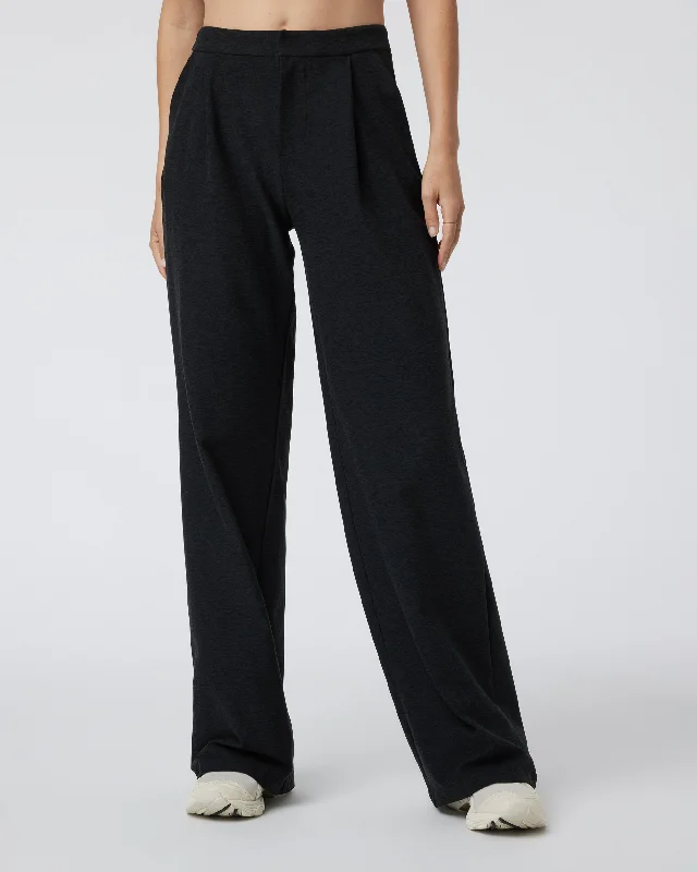 Vuori Elevation Trouser - BLACK HEATHER Trousers Designer Luxury Trousers Designer Luxury