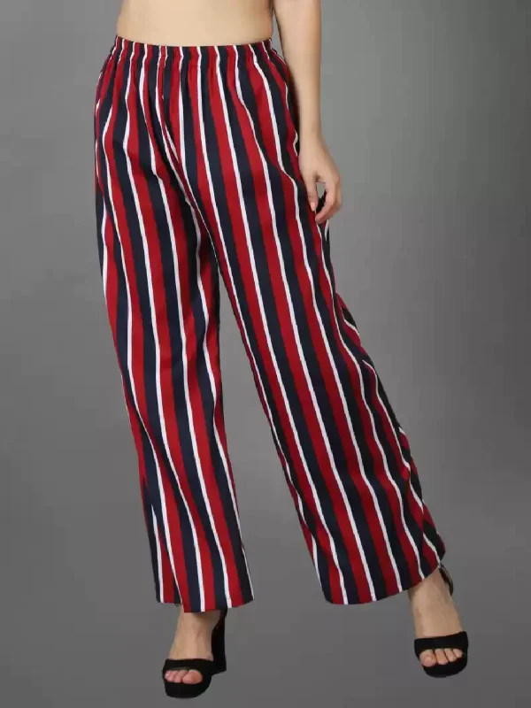 TANDUL  Regular Fit Women Multicolor Crepe Trousers Trousers Exclusive Limited Trousers Exclusive Limited