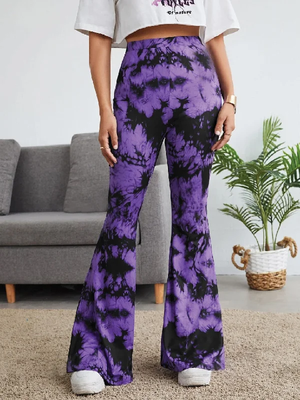 TANDUL  Women Regular Fit Purple Lycra Blend Trousers Trousers fashionable trendy Trousers fashionable trendy