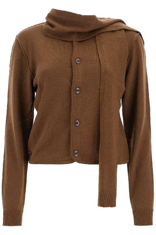 Twisted Cardigan With Integrated Scarf Hooded Caped Shawl Collar Hooded Caped Shawl Collar Twisted Cardigan With Integrated Scarf Hooded Caped Shawl Collar Hooded Caped Shawl Collar