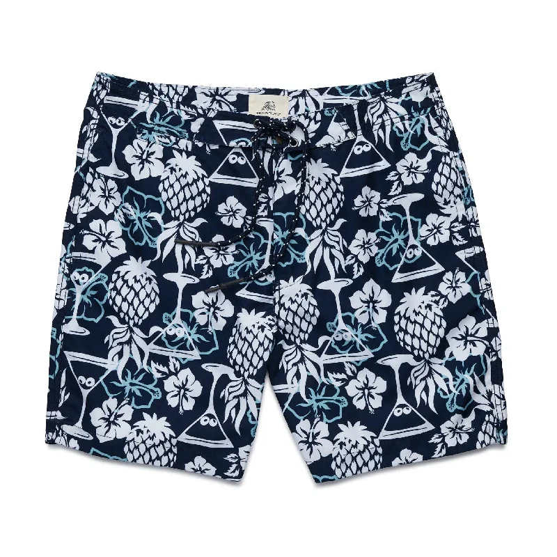 Duke Pineapple Martini Boardshort - Navy Blazer Women's Professional Jacket