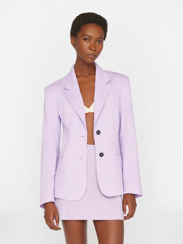 The Femme Blazer -- Lilac Women's Solid Blazer