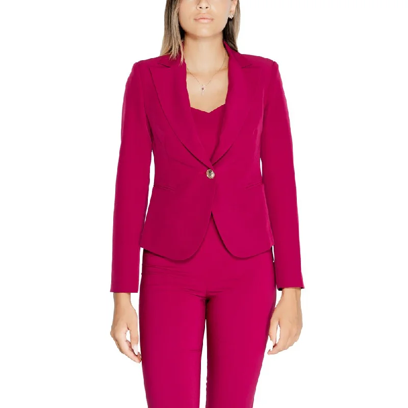 Rinascimento Bordeaux Polyester Suits & Blazer Women's Elegant Suit