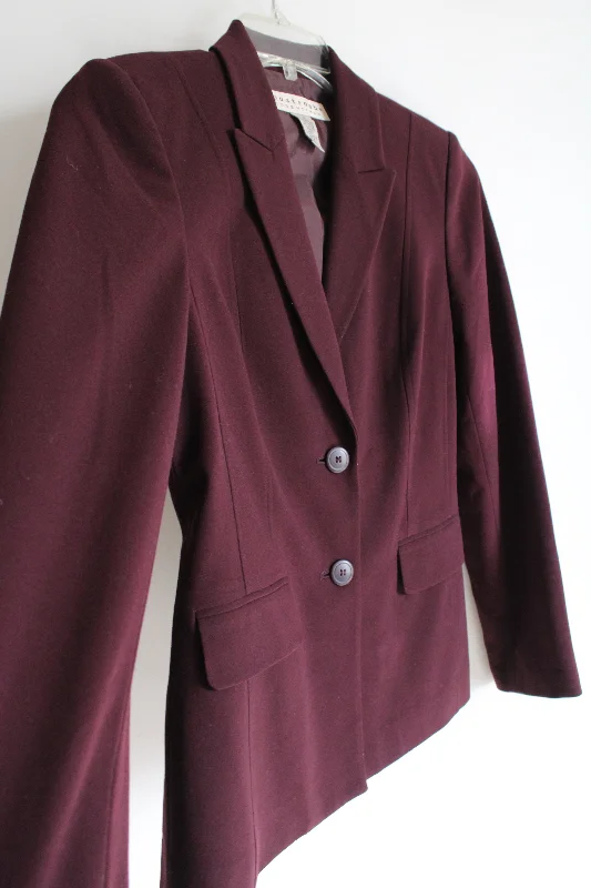 Apostrophe Essentials Burgundy Blazer | 4 Women's Banquet Suit