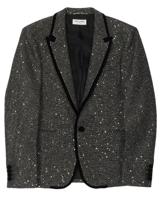 Sequin Embellished Blazer Women's Fashion Blazer