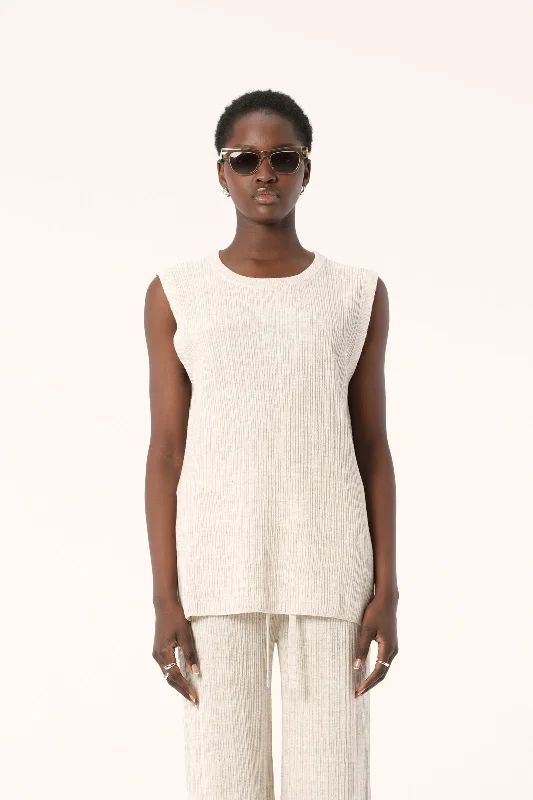 Elka Collective Oscar Knit Top Striped Knit Top