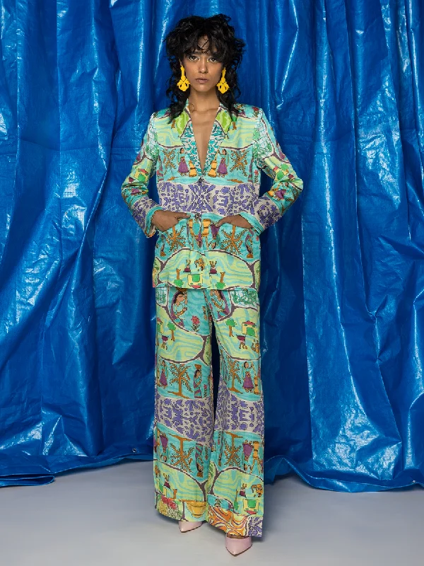 Kasba Blazer Co-ord Women's Handmade Blazer