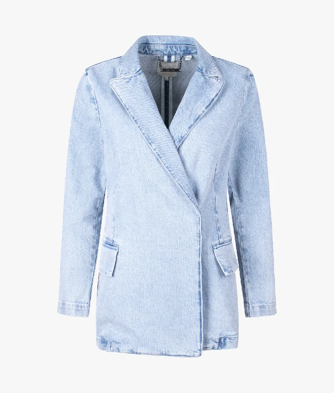 Toce denim blazer in light wash Women's High-End Blazer