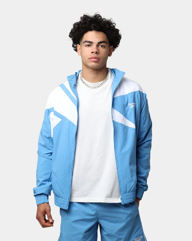 Reebok Classics Vector Track Jacket Essential Blue A-Line Jacket Boat Neck Shawl Collar A-Line Jacket Boat Neck Shawl Collar