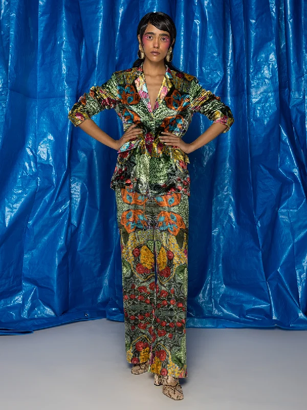 Phool Patte Blazer Co-ord Women's High-End Blazer