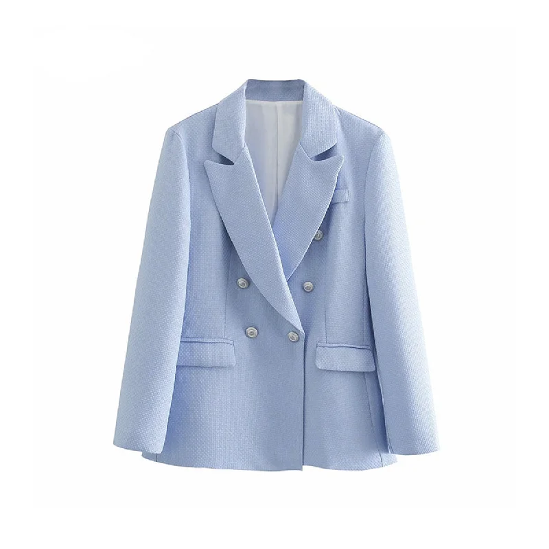 Autumn Fashion Solid Blazer Women's Classic Blazer