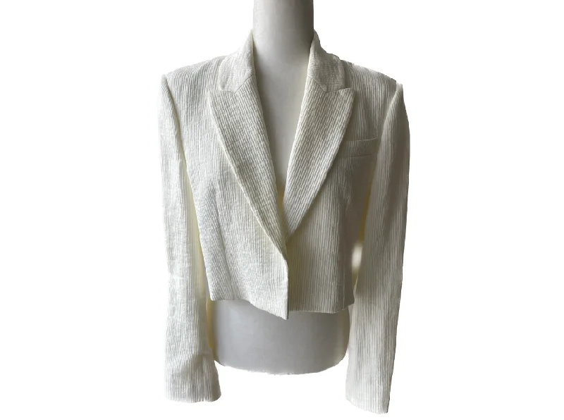 Brunello Cucinelli Woven Cropped Blazer Women's Classic Suit