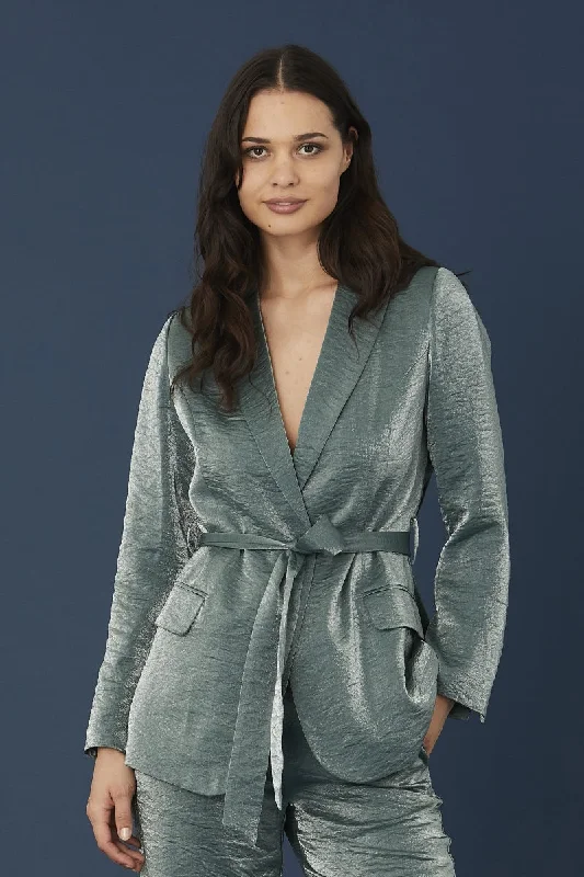 Cassandra Blazer - Hunter Green Women's Formal Blazer