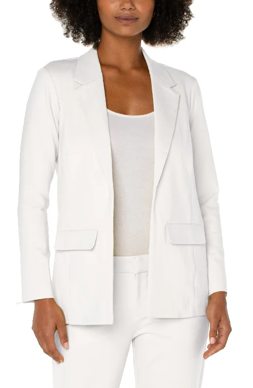 Liverpool boyfriend blazer w princess darts (vintage white) Women's Unique Blazer