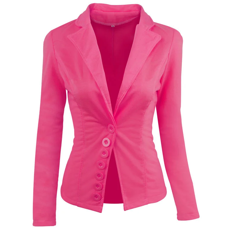 IKEARLAX New Autumn and Winter  and   Waist Long Sleeve Women's Fashion Casual Slim Short Blazer Women's Luxurious Jacket