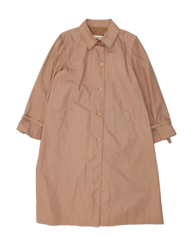 LONDON FOG Womens Trench Coat UK 18 XL Beige Polyester Bolero Crop Top Camisole