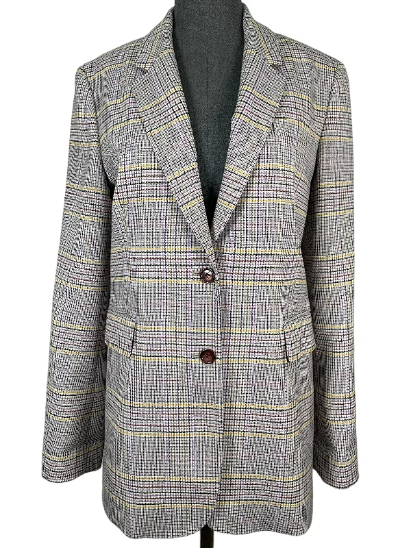 Gabriela Hearst Wool Check Blazer Size M Summer Women's Jacket