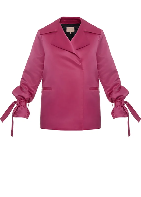 FUCHSIA BLAZER Spring Women's Coat