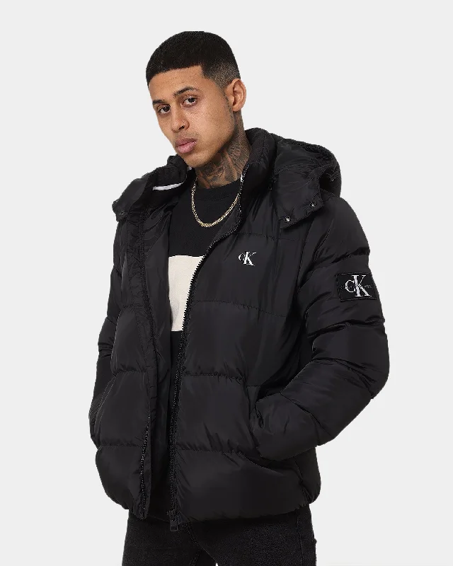 Calvin Klein Essentials Down Jacket Ck Black Collared Jacket Crew Neck Jacket Turtle Neck Jacket Collared Jacket Crew Neck Jacket Turtle Neck Jacket