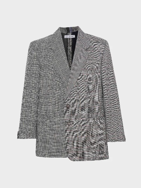 The Jamie Blazer Monochrome Check Suiting Women's Handmade Blazer