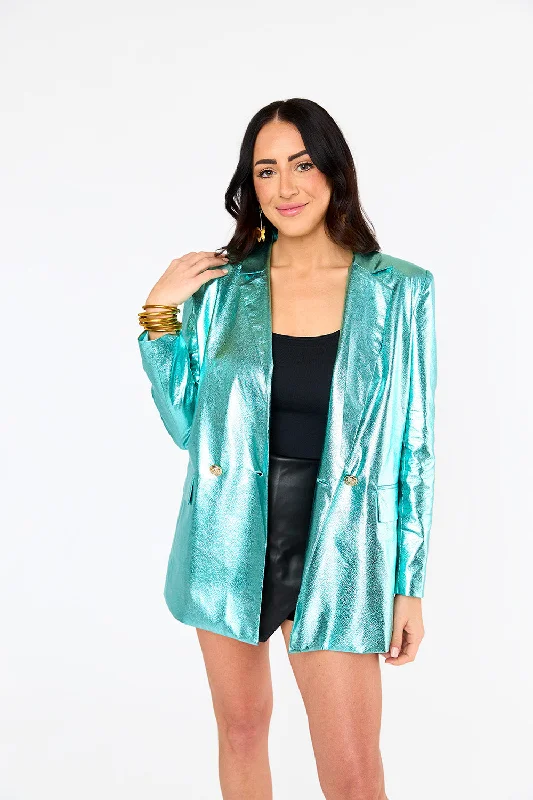 Metallic Aqua