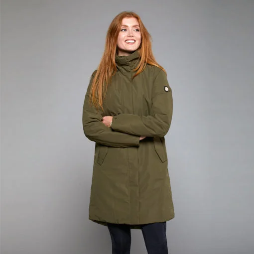 Toggi Cedar Waterproof Coat Khaki Striped Polka Dot Solid