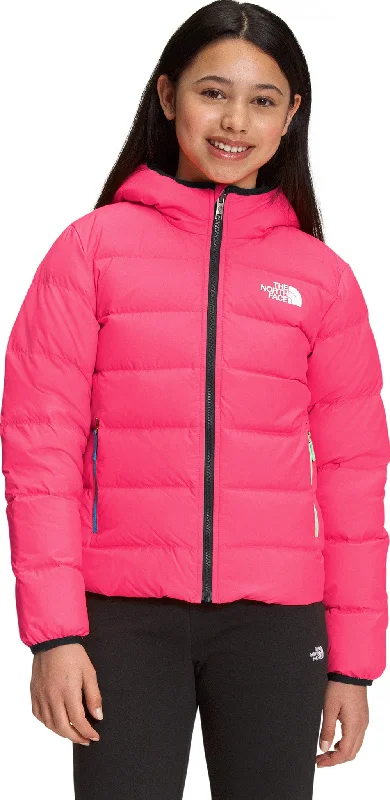 Reversible North Down Hooded Jacket - Girl's|-|Manteau réversible en duvet North - Filles Collared Jacket Crew Neck Jacket Turtle Neck Jacket Collared Jacket Crew Neck Jacket Turtle Neck Jacket
