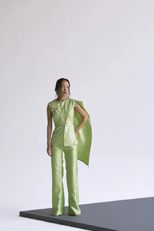 Draped Blazer Set Women's High-End Blazer