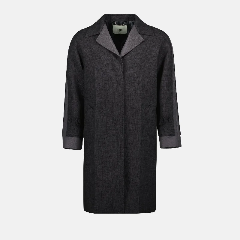 Manteau car coat Trench Wool Cashmere